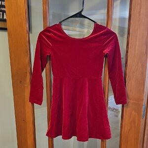The Children's Place Red Velvet Kids Formal Dress